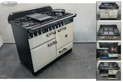 Refurb Rangemaster ELAN 110 110cm Dual Fuel RANGE COOKER Cream & Chrome (4A18) • £995