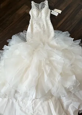 Nwt Mori Lee Madeline Gardener Tulle Lace Mermaid Wedding Gown Dress *See Desc* • $149.99