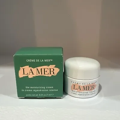 LA MER Creme De La Mer The Moisturizing Cream 0.24 Oz / 7 ML  Deluxe Sample Size • $24