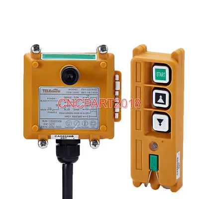 Industrial Wireless Remote Control Crane Radio Transmitter&Receiver 12V 18V-440V • £102.59