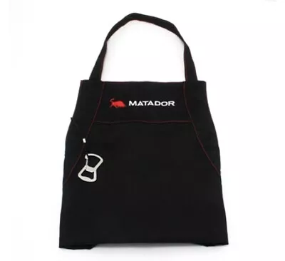 Matador Large BBQ Apron Black 100% Cotton - Machine Washable • $34