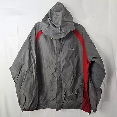 Coleman Men’s Windbreaker Hooded Jacket Coat Gray Rain Lightweight Size XL • $14.95