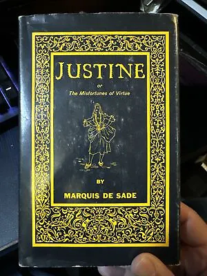 Justine Or The Misfortunes Of Virtue By Marquis De Sade 1964 Castle Books Unclip • $30