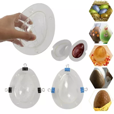 £4.99 • Buy Large Chocolate Easter Dinosaur Egg Moulds Jumbo 3D Craft Pastry Shape Baking