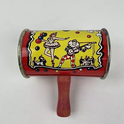 Vintage Kirchhof Noise Maker Tin Litho Life Of The Party Rattle Made In USA • $9.37