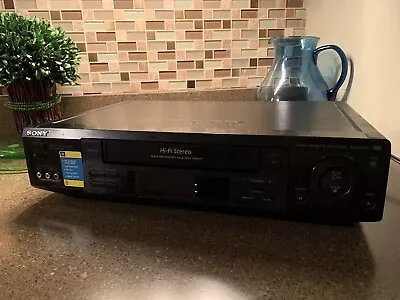 Sony VCR Player VHS 4 Head HiFi Stereo SLV-778HF Tested Works  • $54.99