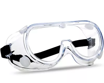 Safety Goggles Over Glasses Lab Work Eye Protective Eyewear Clear Lens 1/Pair • $4.99
