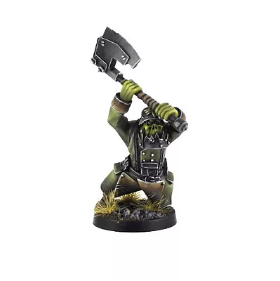 Ork War2 Ork Two-Handed Axe Greatcoat Orc Kromlech KRM057 • $20.90