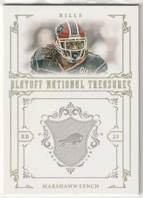 2008  Playoff Gold National Treasures Marshawn Lynch #1 Of 5 • $79.99