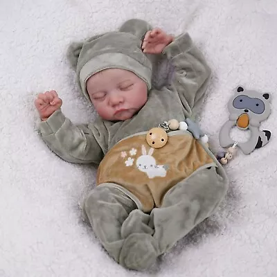 20  Realistic Reborn Baby Dolls Full Body Vinyl Boy Doll Newborn Baby Kids Gift • $99.99