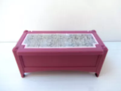 Loving Family DOLL HOUSE FURNITURE Blanket Box - 8.8cm WIDE - Fisher Price • $4