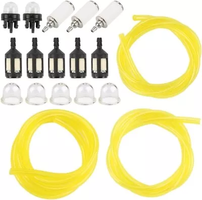 3 Sizes Gas Fuel Line Hose Yellow 5 Feet Petrol Fuel Tube Set Fuel Fit For ZZ6 • $5.59