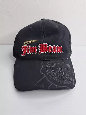 Jim Beam Genuine Logo Mens Black Embroidered Cap One Size New • $21.95
