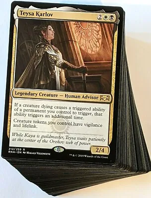 ***Custom Commander Deck*** Teysa Karlov - Aristocrat - EDH Mtg Magic Cards • $56.77