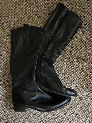 Gabor | Black Leather Boots | Size 8 Small Size Calf Width | Super Soft! • £20