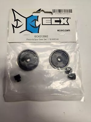 Ecx Ecx212002 Pinion & Spur Gear Set: 1:18 4wd All • $8.74