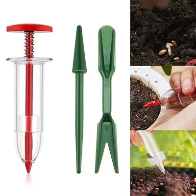 Durable Seeders Small Sower Garden Grass Handheld Outdoor Planting Plastic • $13.82