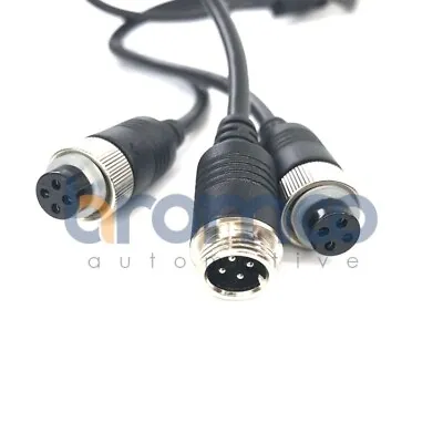 4 Pin 3 Way Camera Splitter Cable Replaces Brigade Ac-306 4904 • £12.60