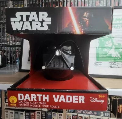 DARTH VADER Star Wars Full Size Adult 2 Pce Helmet RUBIES DIsney In Original Box • £150