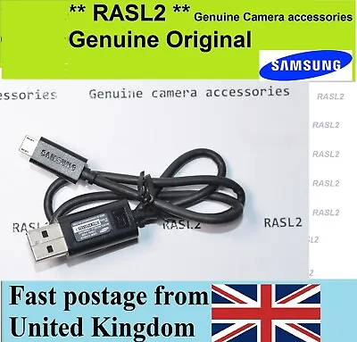 Genuine Samsung Camera To PC Computer USB Cable For ST150F WB750 WB800F WB280F • £12.90