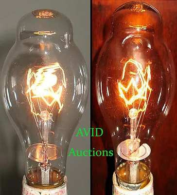 2 Steampunk Light Bulb S - Authentic Vintage Industrials! Nos Cool Filaments  • $19.99