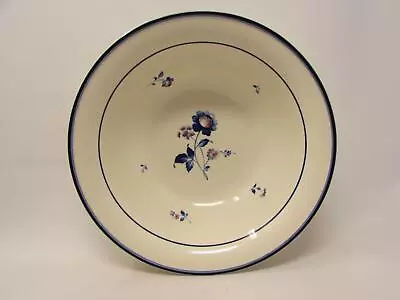 Blue Chintz By Noritake Vegetable Bowl Keltcraft Blue Rust Flowers Blue Rings • $13.29