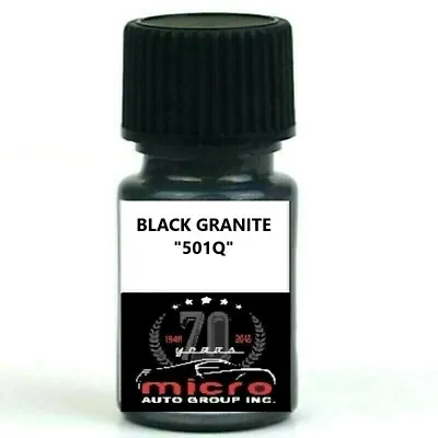 $15.88 • Buy General Motors Black Granite 501Q Touch Up Paint Kit With Brush 2 Oz SHIPS TODAY