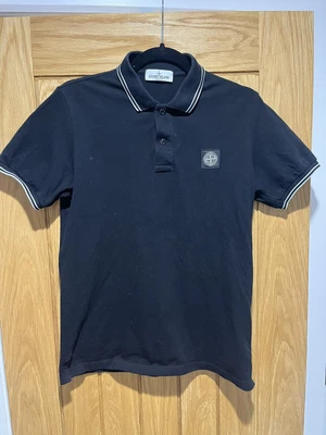 £20 • Buy Authentic Boys Stone Island Polo Top Age 14 Yr