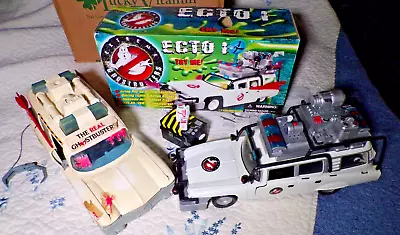 Ghostbusters ECTO 1 Vehicle 1996 Trendmasters And 1984 Car • $49