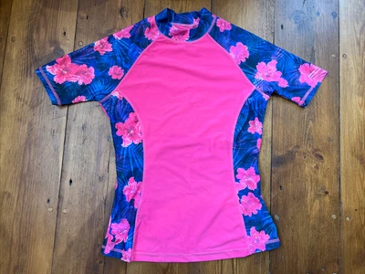 £6.99 • Buy Mountain Warehouse Womens Pink Rash Vest High UV UPF50+ Sun Top Protection  UK 8