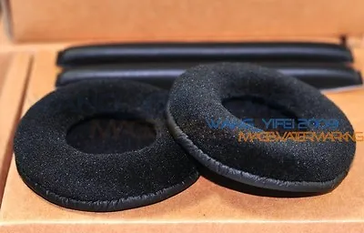 Smooth Velvet Ear Pads Earpads Cushion Headband For HD25 Amperior DJ Headphones • $12.80