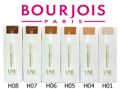 Bourjois UNE Healthy Glow Enhancer Liquid Foundation 30ml Various • £5.49