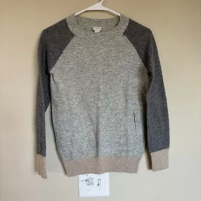 J. Crew Color Block Thermal Waffle Sweater Sweater • $14.99