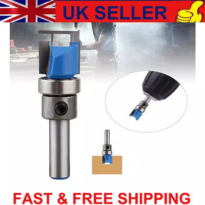 £7.98 • Buy UK 1/4  Shank Hinge Mortise Template Router Bit Trim Milling Cutter 10mm X 12mm