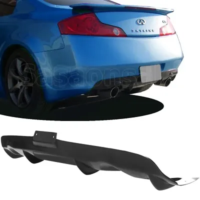 [SASA] Made For 2003-2006 Infiniti G35 Coupe PU Rear Bumper Spoiler Lip Diffuser • $150.16