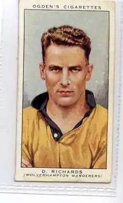 (Je5081) OGDENSFOOTBALL CAPTAINSRICHARDS WOLVERHAMPTON1936#18 • £2.70