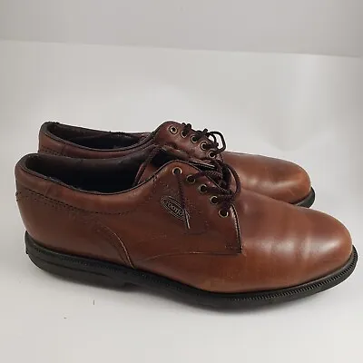 Men's Footjoy Golf Shoes Brown Saddle Size 10.5 M   Leather • $19.99