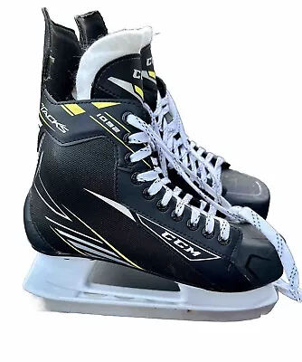 CCM Tacks 1092 Mens Ice Hockey Skates Size 8 Black • $45