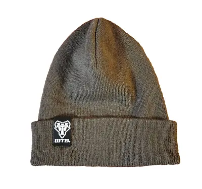 WTB Tires Logo Beanie Gray Hat Wilderness Trail Bikes Mountain Outdoor Wear • $17.99