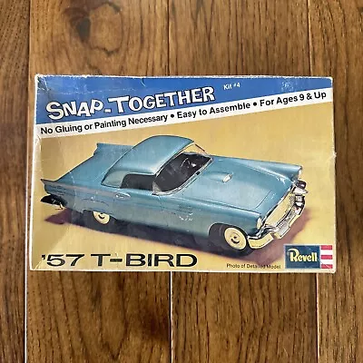 Revell 1974 Snap Together '57 T-Bird 1/32 Scale H-1104 ~ Parts Only ~ • $4.99