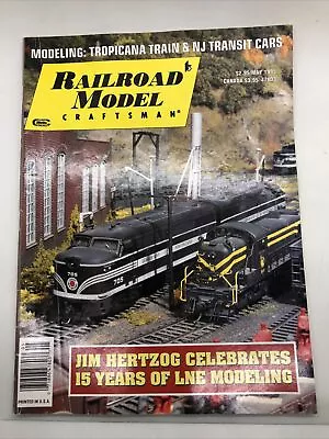 Railroad Model Craftsman Magazine 1995 May Modeling Tropicana Train & NJ Transit • $15.93