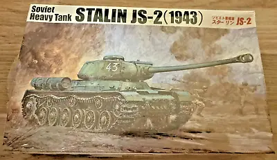 Vintage Fujimi Soviet Heavy Tank Stalin JS-2 (1943) Model Kit New Old Stock • $39.95