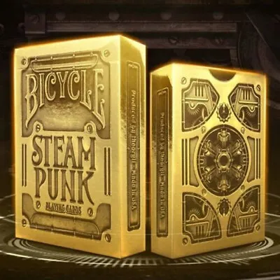 Bicycle Steampunk Gold Playing Cards - Out Of Print • $16.99