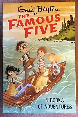 £4.99 • Buy Enid Blyton, The Famous Five Box Set, Books 1-5, Children's Adventure.
