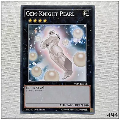 Gem-Knight Pearl - WIRA-EN042 - Common 1st Edition Yugioh • $1.60