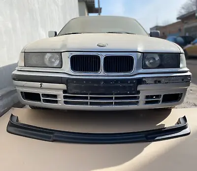 2dr 4dr BMW E36 NON M3 Bumper Front Splitter Lip Spoiler Abs Plastic • $155