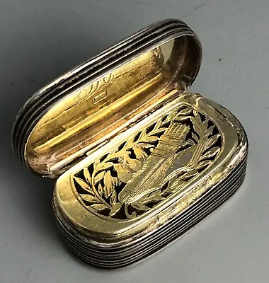 Victorian Silver Vinaigrette Edward Smith Birmingham 1855 ADLZX • $353.71