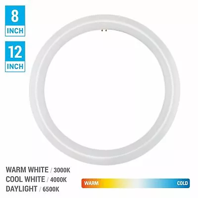 FC8T9 FC12T9 LED CFL Replacement Circline T9 4-Pin G10q Cool Warm White Daylight • $19.95