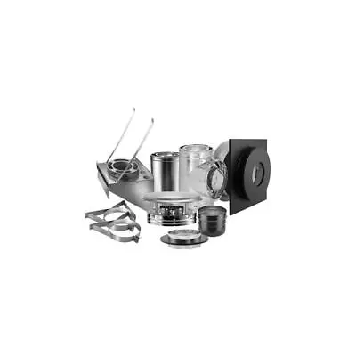 $491.21 • Buy Chimney Pipe Out Through The Wall Basic Install Kit 6 In. X 17 In. Triple-Wall