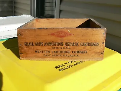 Vintage Western Super X 22 Long Rifle Ammo Small Arms Cartridge Wood Box Crate • $59.95